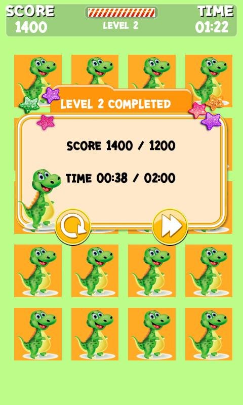 Dinosaur Memory game截图2