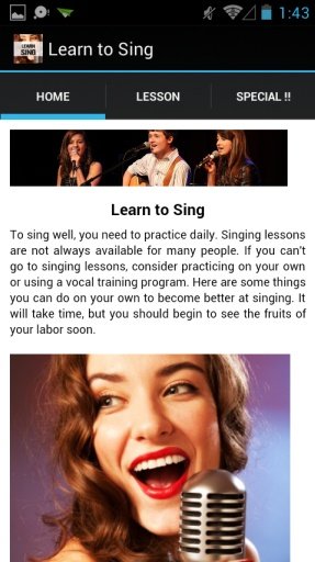 Learn to Sing截图2