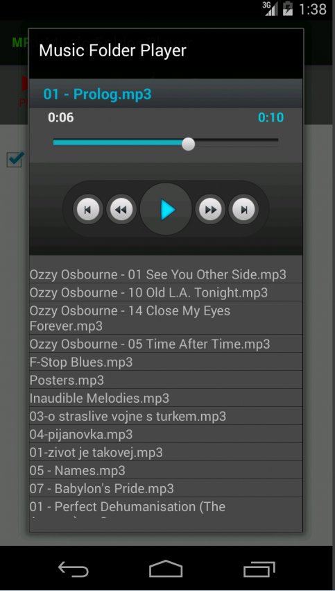 MP3 Music Folder Player截图2