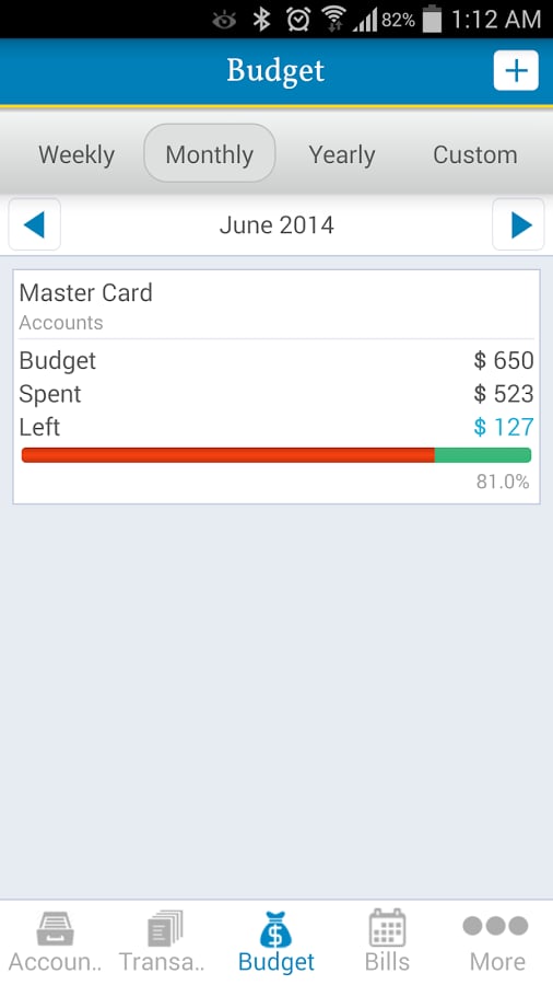 Expense Planner Free Bud...截图3