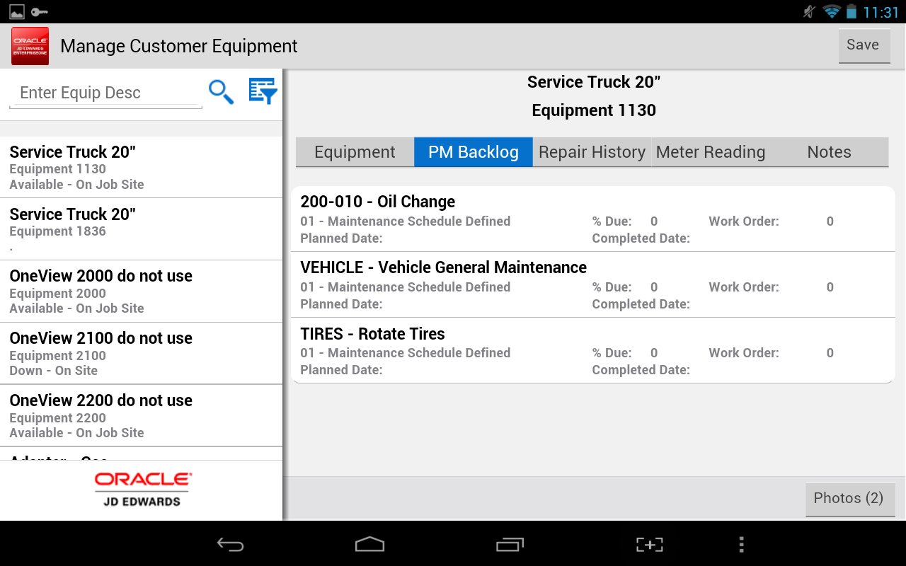 Customer Equipment - JDE...截图4