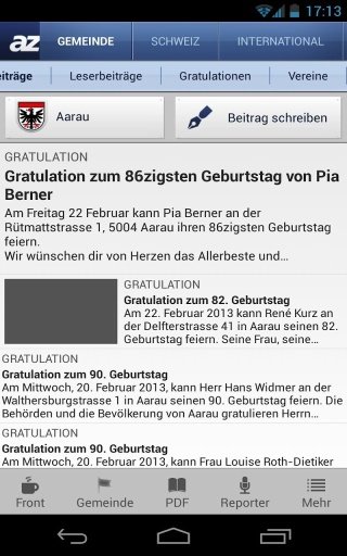 az Aargauer Zeitung Mobile截图1