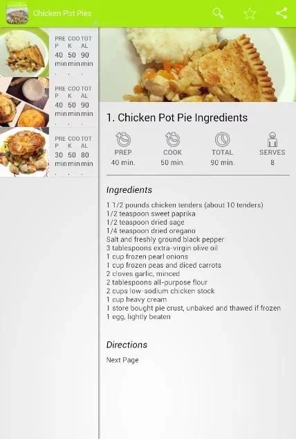 Chicken Pot Pie截图3