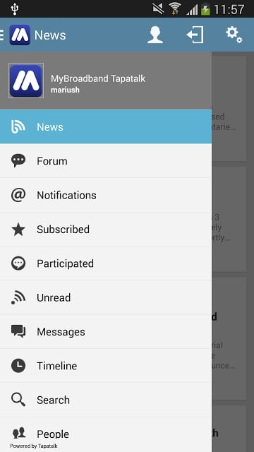 MyBroadband Tapatalk截图4