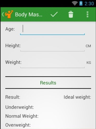 Salus - Fitness Calculator截图6