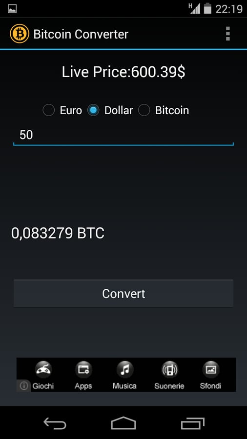 Bitcoin Converter截图1