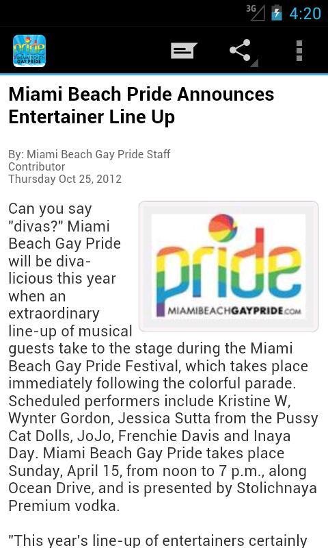 Miami Beach Gay Pride截图2