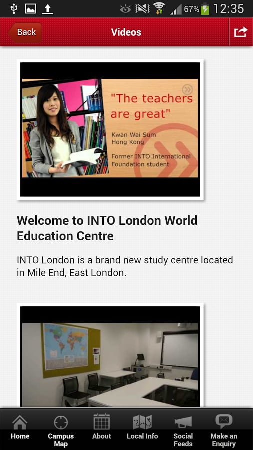 INTO London student app截图4