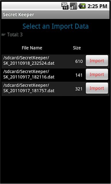 [ID Manager]SecretKeeper Trial截图1