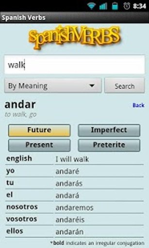 Spanish Verbs Free截图1