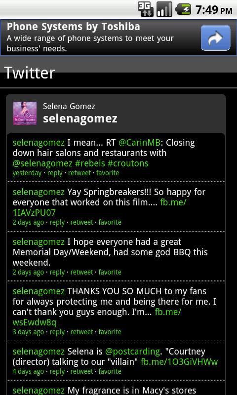 Selena Gomez Fan App截图2