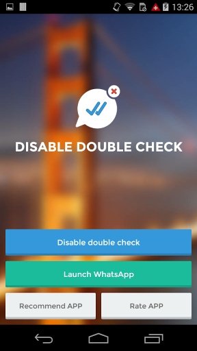 Disable Blue Double Check截图1