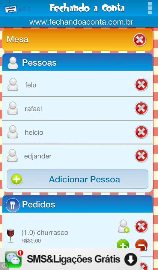 Fechando a Conta截图1