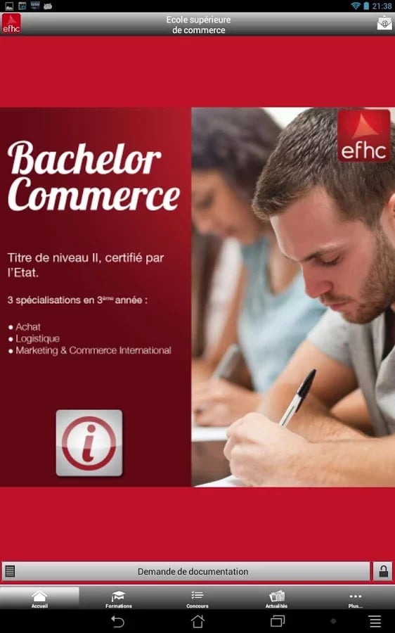 EFHC Ecole de Commerce P...截图1