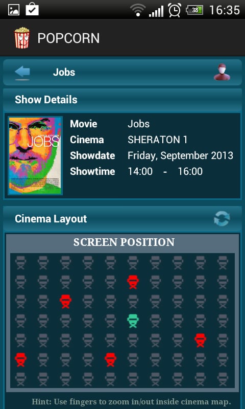 Cinema Mobile Ticketing截图2