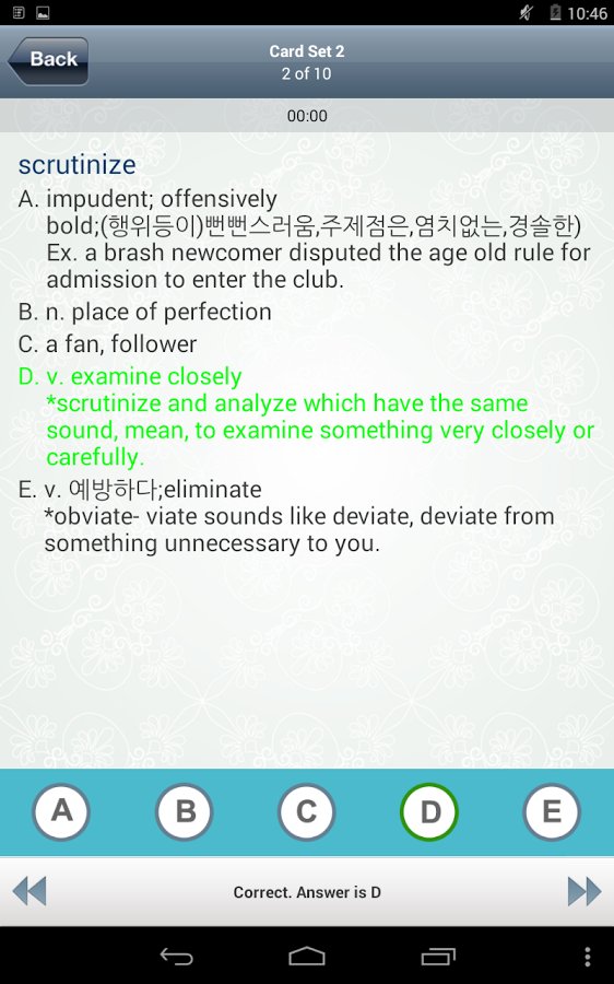 GRE Vocabulary &amp; Quiz截图7