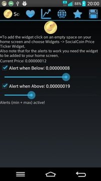 SocialCoin Price Widget (SOC)截图