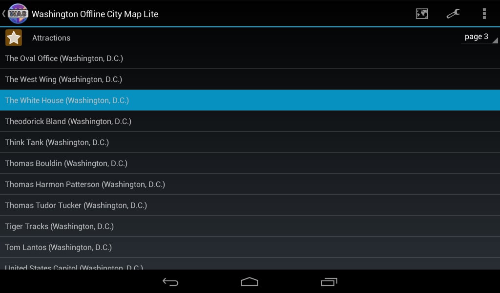 Washington City Map Lite截图1