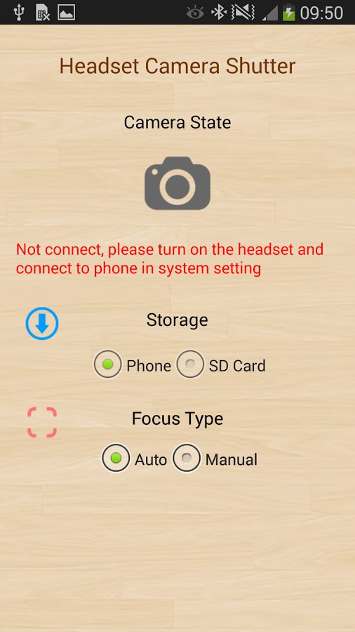 Headset Camera Shutter截图1