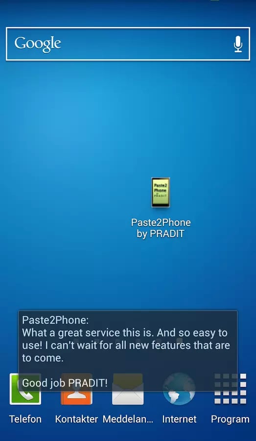 Paste2Phone by PRADIT截图3