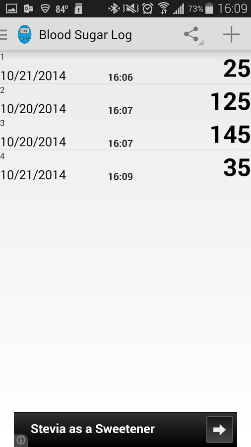 Blood Sugar Log截图4