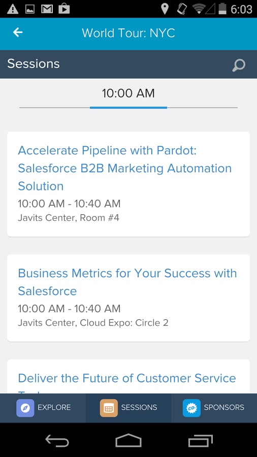 Salesforce Events截图4