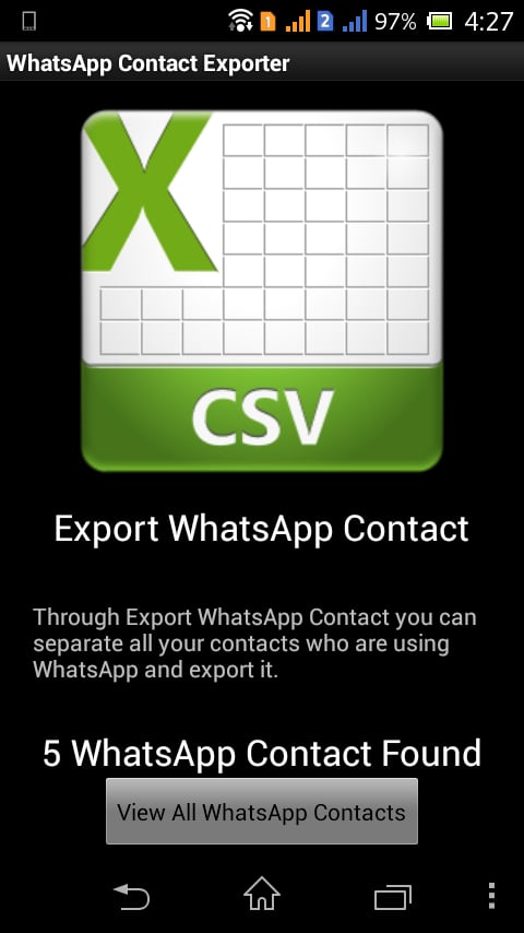 WCE Contacts Export截图2