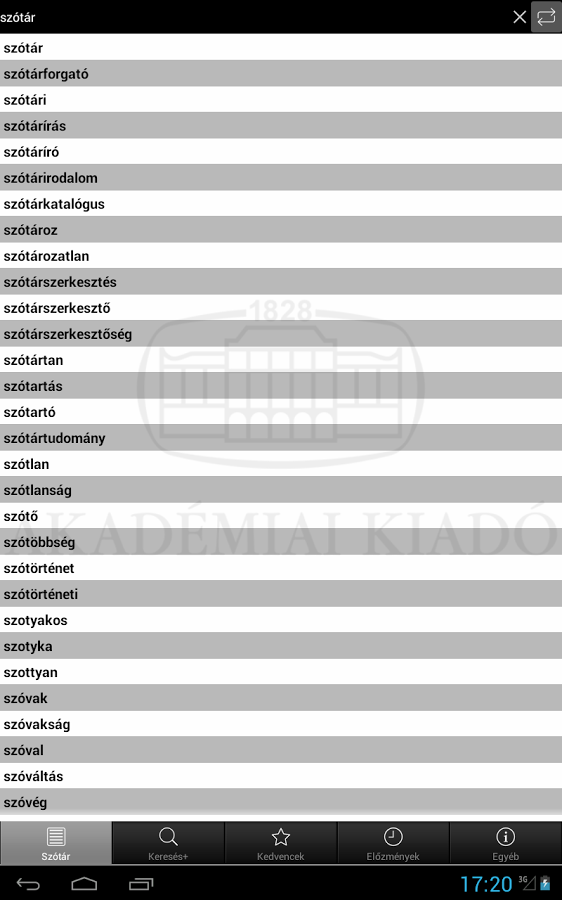 Hungarian-English Dictionary L截图1