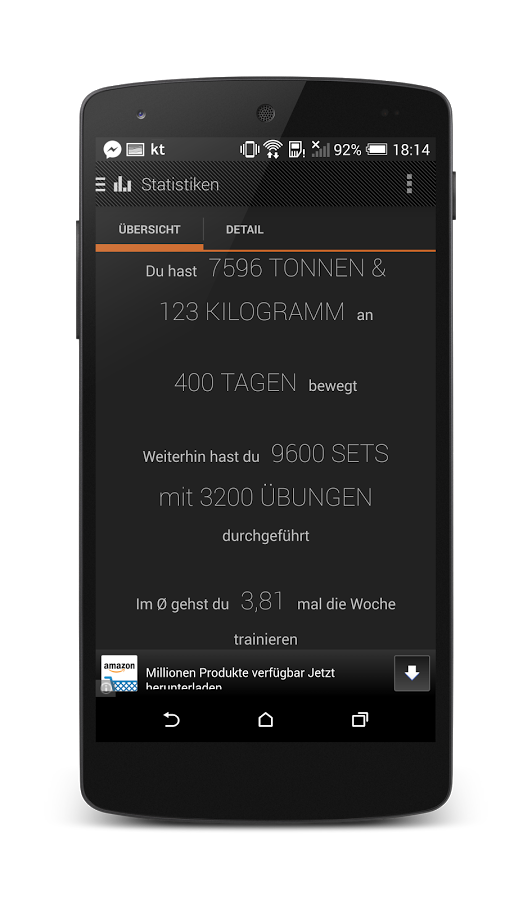 Kraftsport Tagebuch截图4