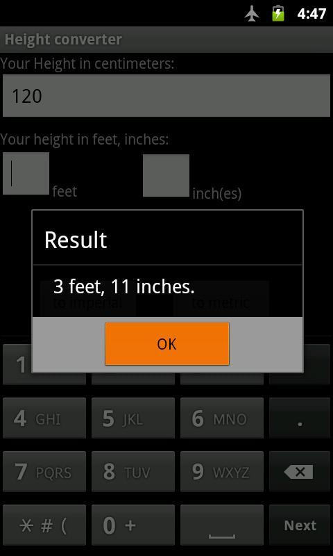 Height Converter截图2