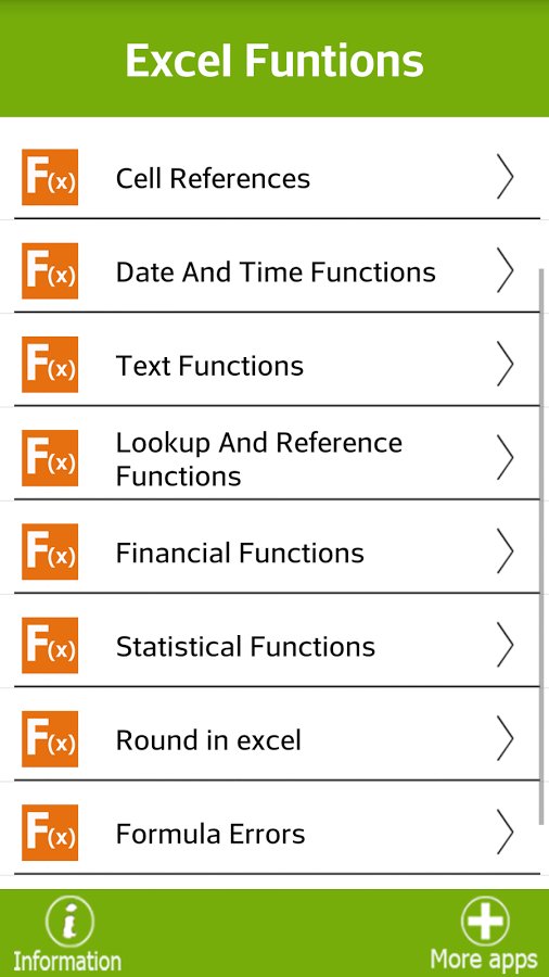 Excel Functions截图2