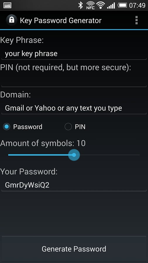 Key Password Generator截图3