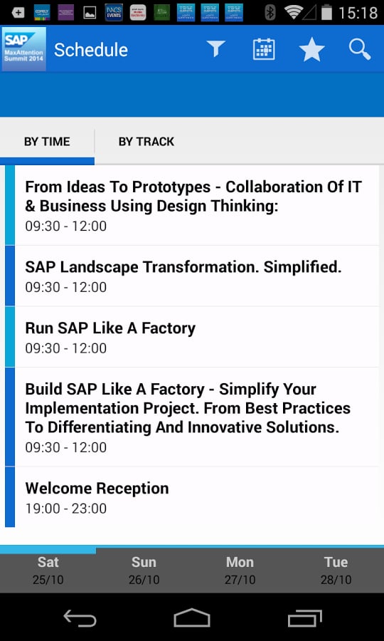 SAP Event截图1