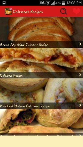 Calzones Pizza Recipes截图2