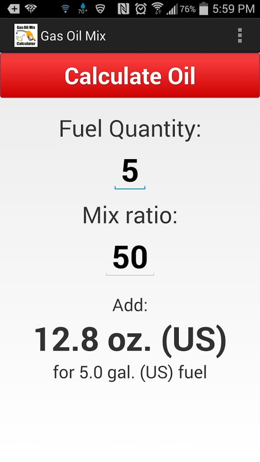 Gas Oil Mix截图1