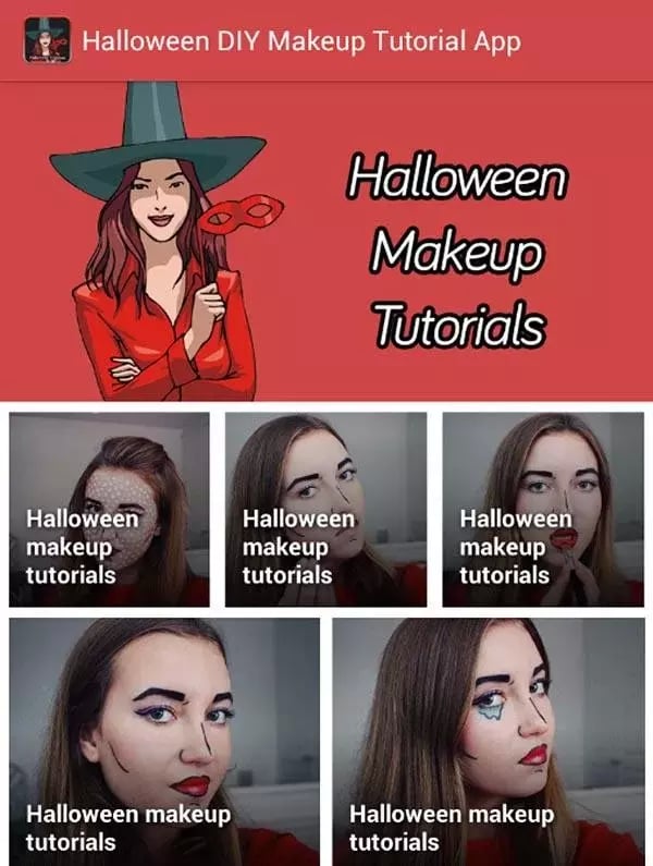 Makeup Halloween Tutoria...截图2