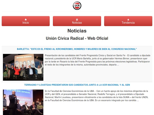 UCR - Novedades y Tendencias截图2