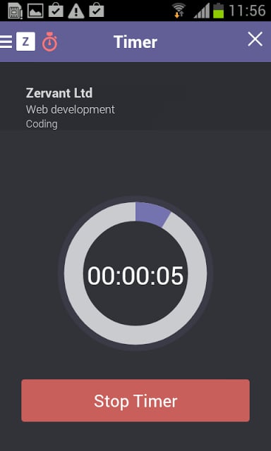 Zervant Time &amp; Expense Tracker截图5