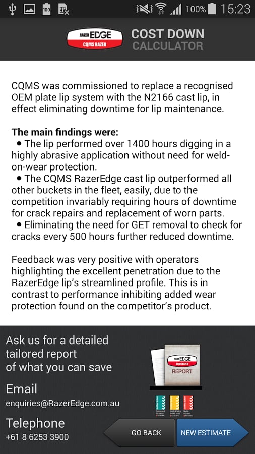 RazerEdge Cost Down Calc...截图8