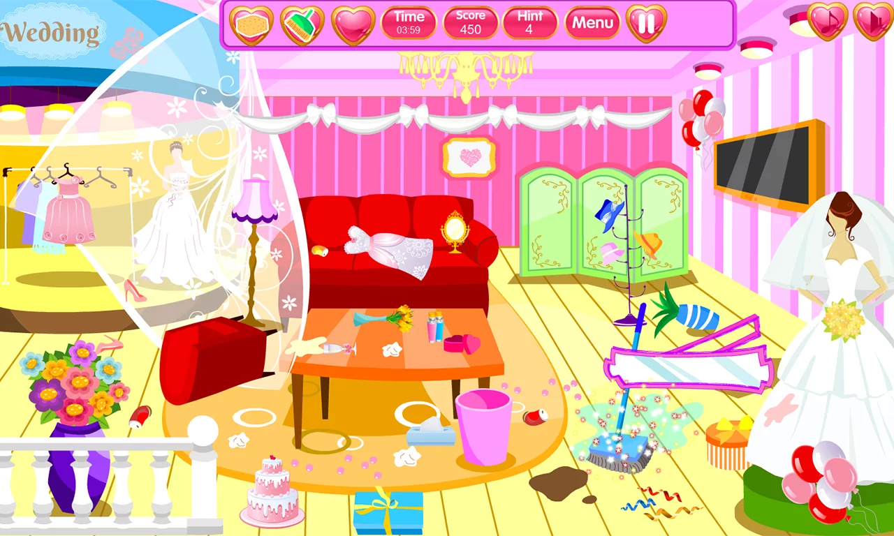 Clean Up Wedding Salon Game截图3