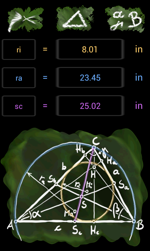 Calc Triangle Solver截图4