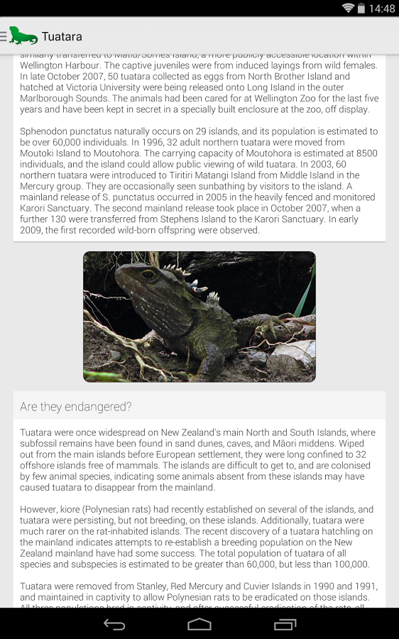 Reptiles of New Zealand Free截图2