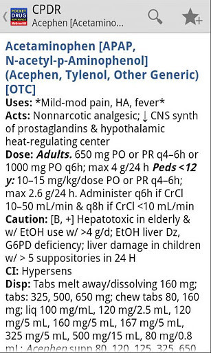 Clinicians Drug Reference 2011截图1