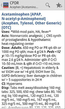 Clinicians Drug Reference 2011截图