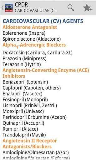 Clinicians Drug Reference 2011截图4