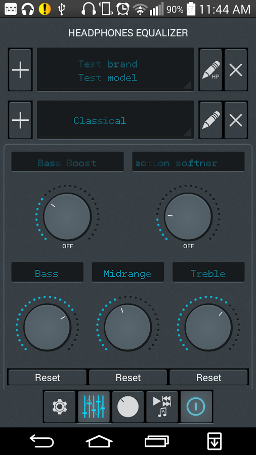 Headphones Equalizer截图2