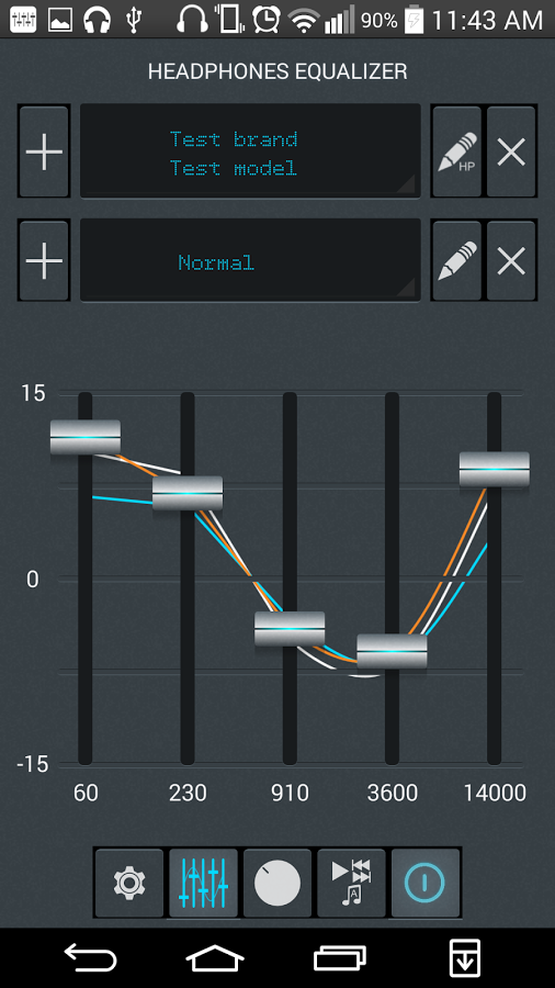 Headphones Equalizer截图1