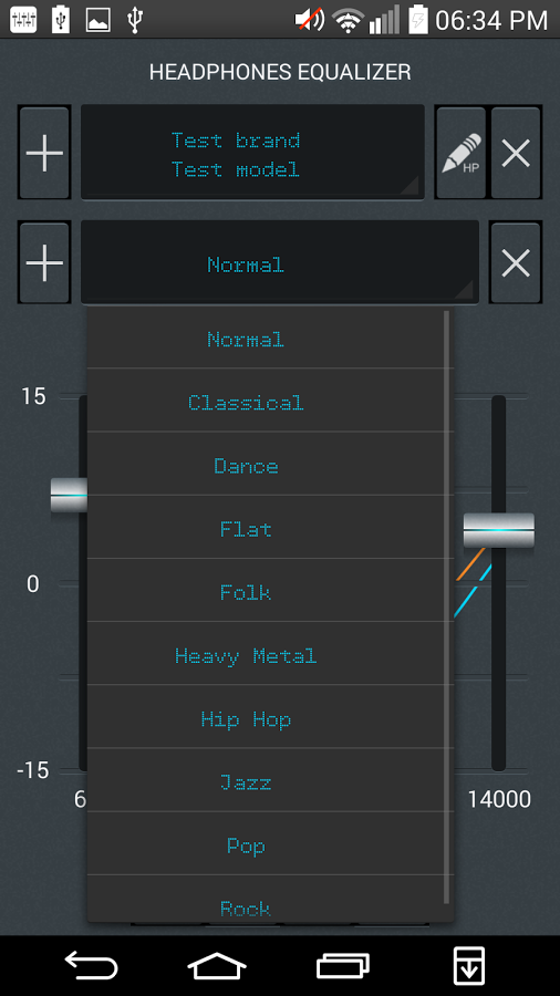 Headphones Equalizer截图4
