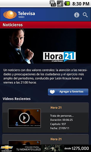 Televisa Video截图4