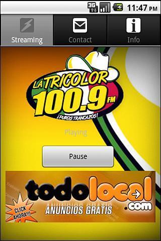 La Tricolor 100.9截图2